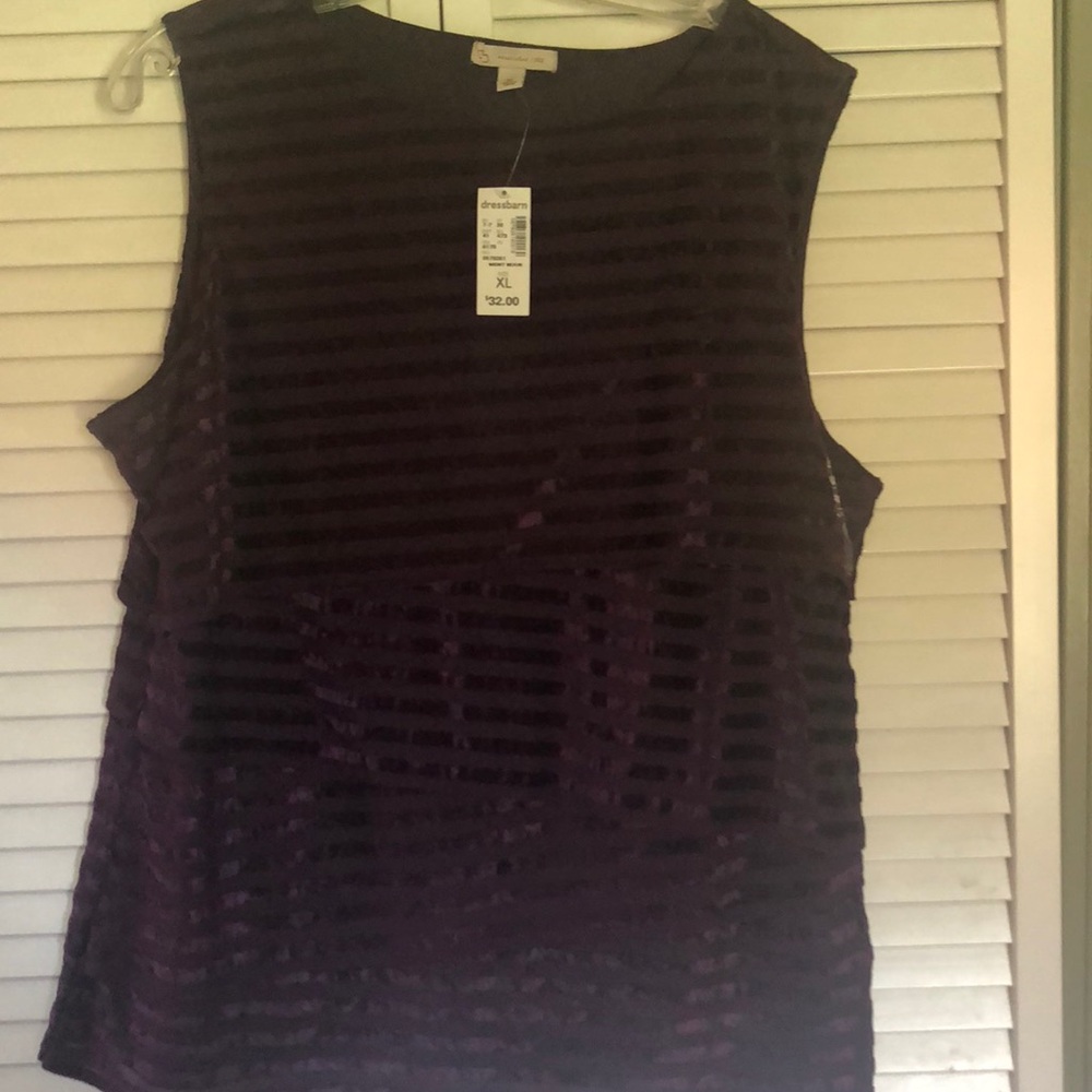 Dress Barn Purple Shirt